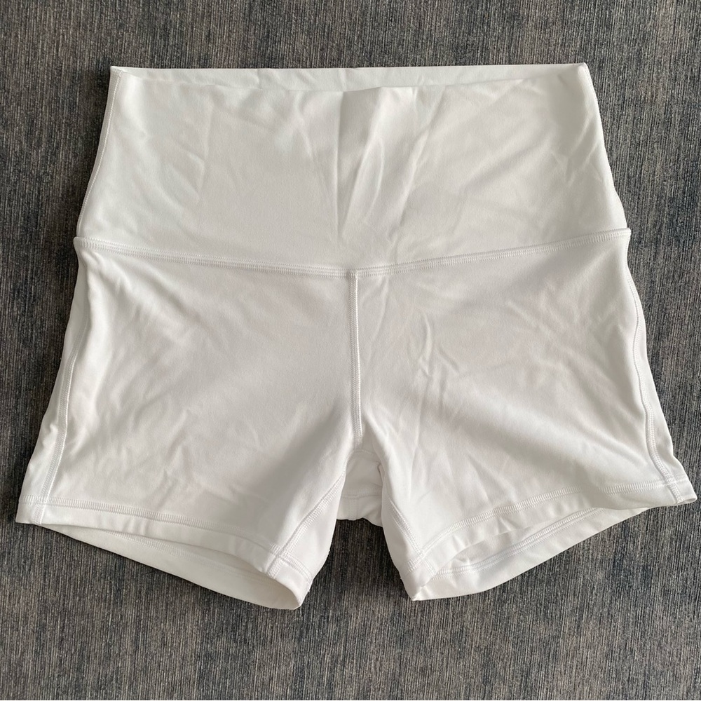lululemon athletica Align High-Rise Short 4” White